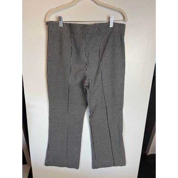 Cartonnier by Anthropologie Houndstooth Pull-On Pants - Size L - Picture 2 of 4